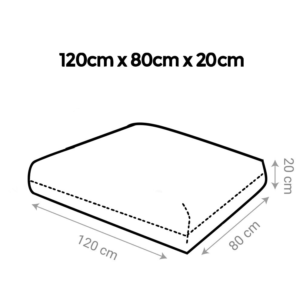 Cojín para palets Polipiel Exterior Patagonia Beige (6)